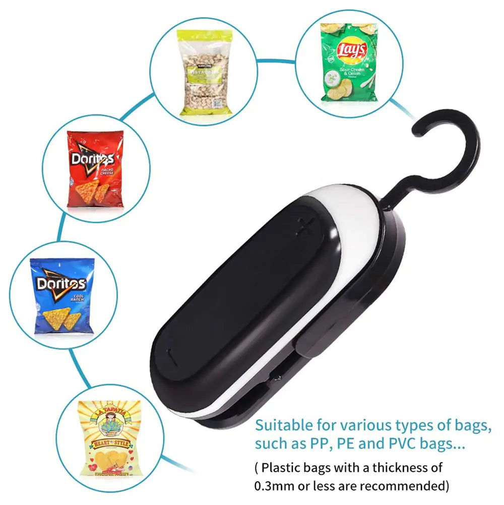 Portable Mini Bag Sealer Food Vacuum