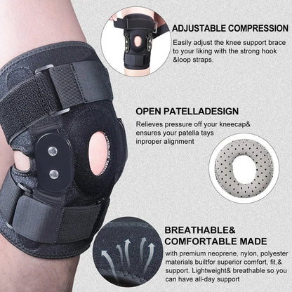 Hinged Knee Support Brace