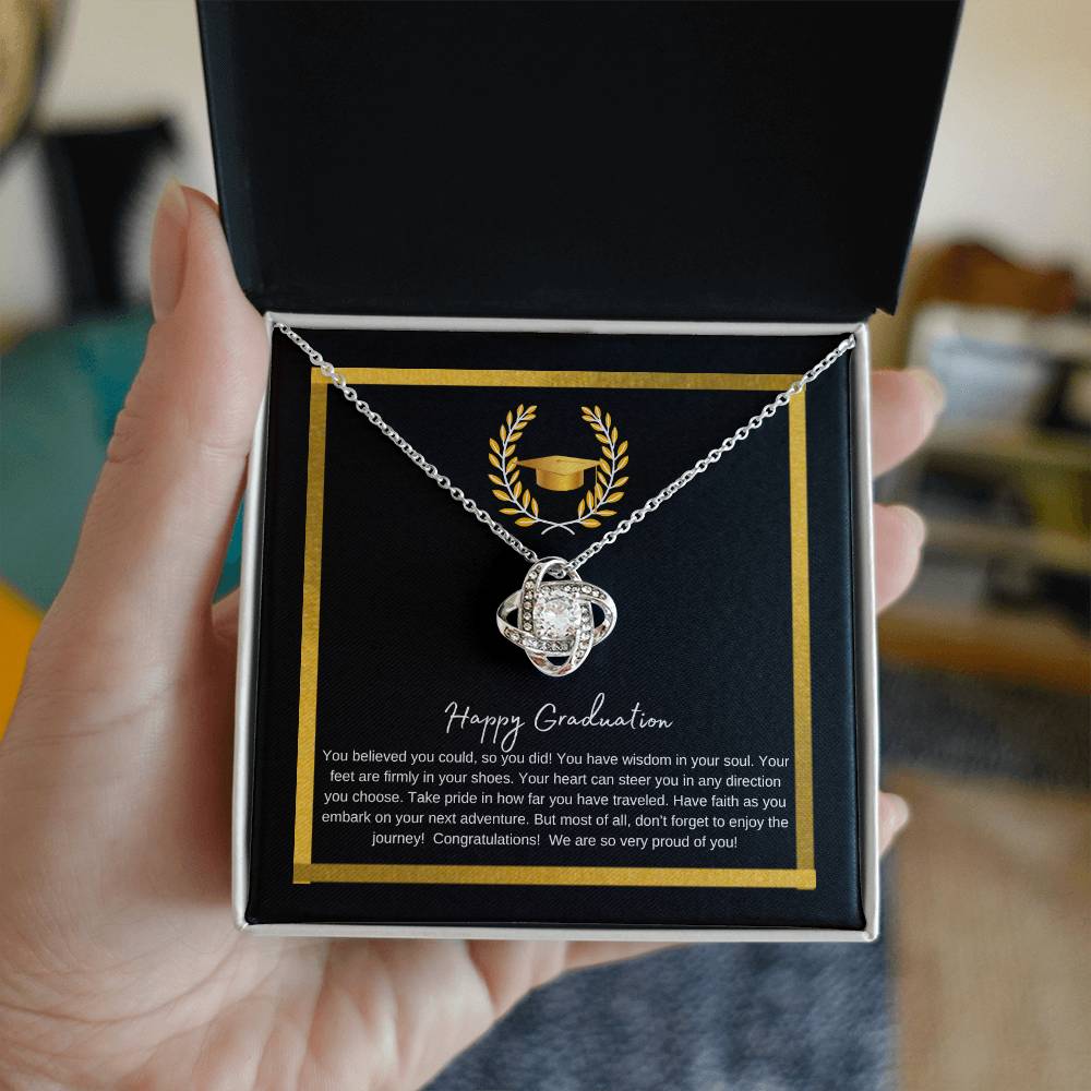 Graduation Gift Necklace with Jewel Pendant